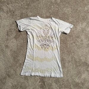 WHITE HURLEY "ROSE" TOP